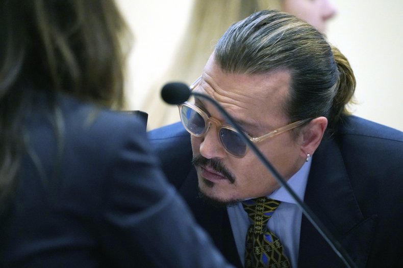 Depp in court