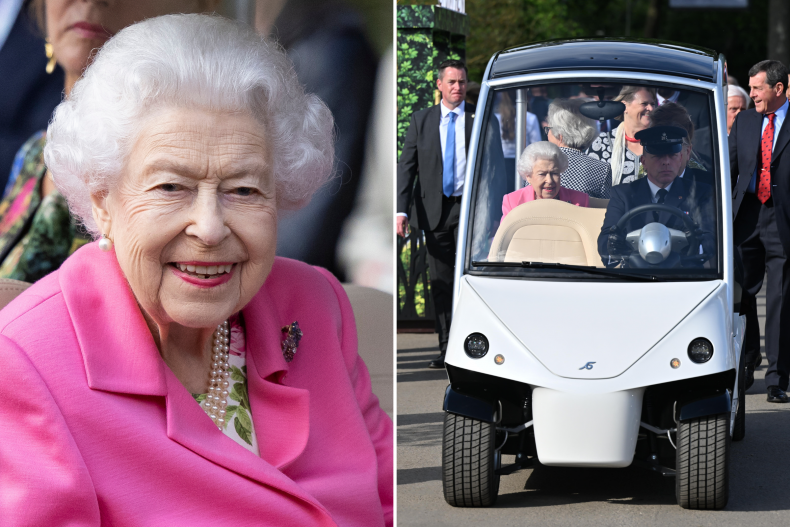 Queen Elizabeth II Queenmobile Debut Mobility Problems