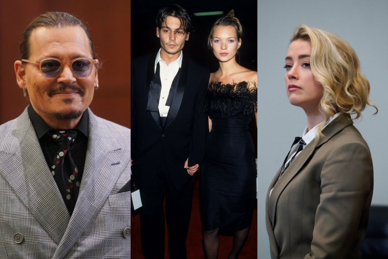 Johnny Depp, Amber Heard, Kate Moss