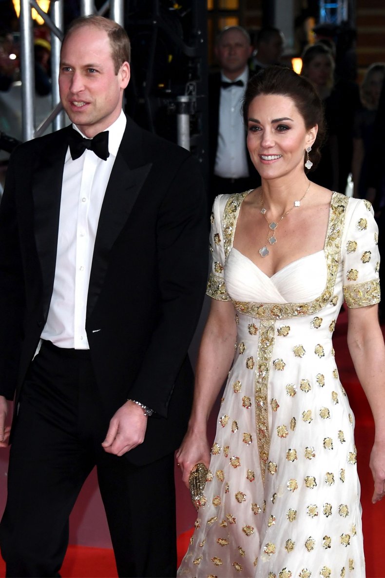 Kate Middleton and Prince William at BAFTAs