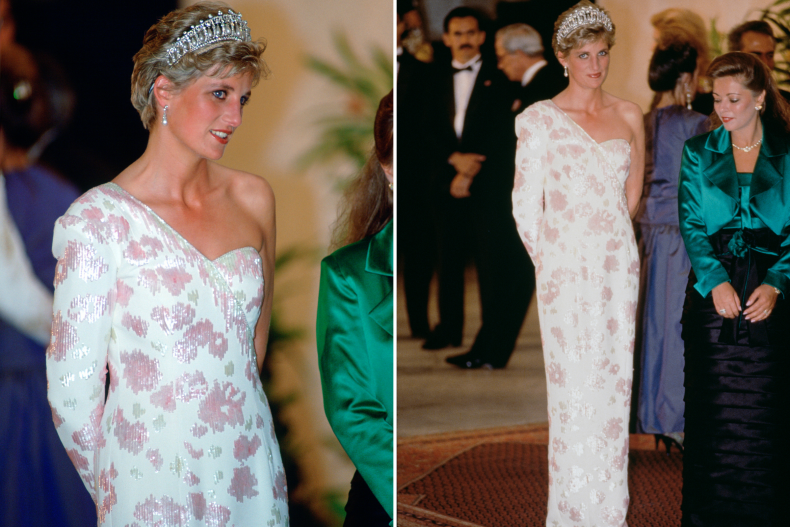 Princess Diana Brazil Catherine Walker Floral Dress