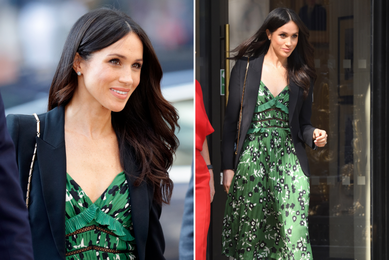 Meghan Markle Self Portrait Floral Dress