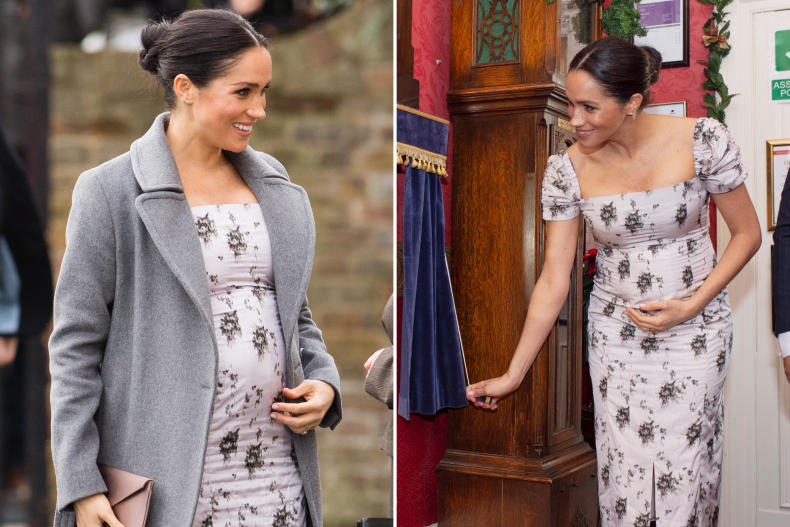 Meghan Markle Brock Collection Floral Dress