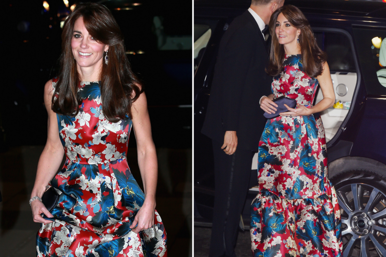Kate Middleton Erdem Floral Dress 2015