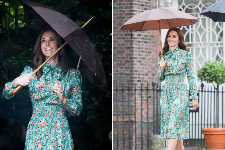 Kate Middleton Prada Floral Dress 2017