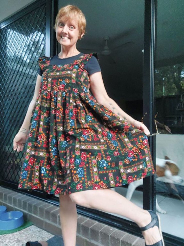 Nadine Stephens thrift shopper
