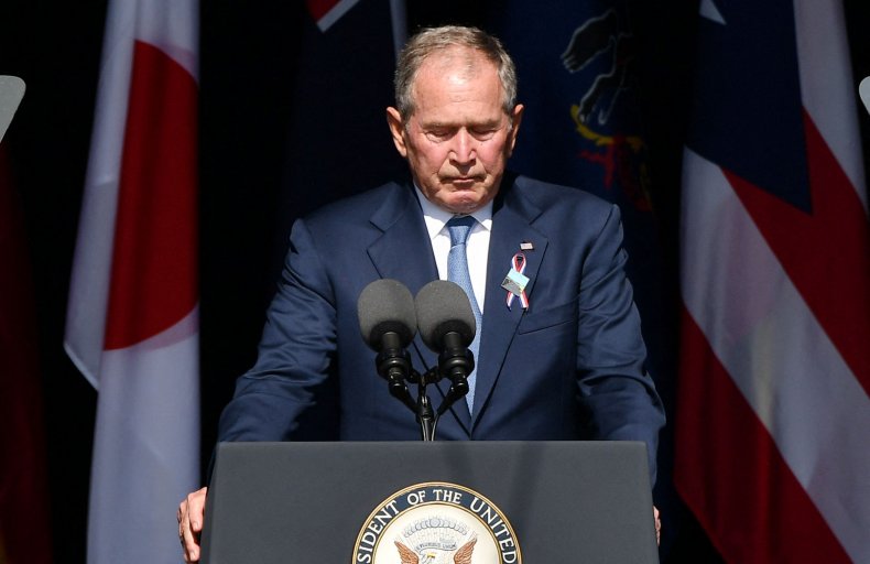 George W. Bush speaks on 9/11 anniversary