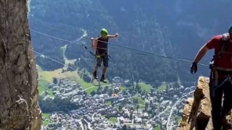 Boris Bettex Bogna Klimek climbing Daubenhorn