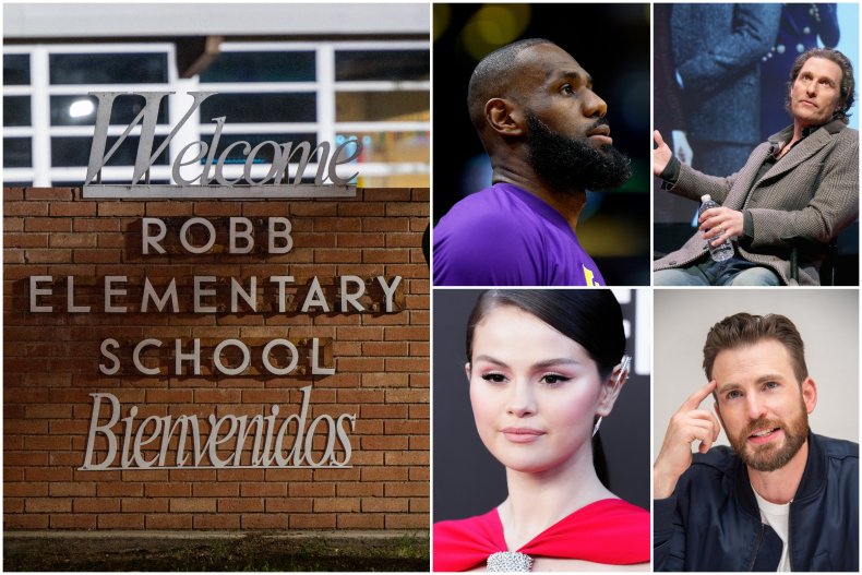 Celebrities speak out on school shooting
