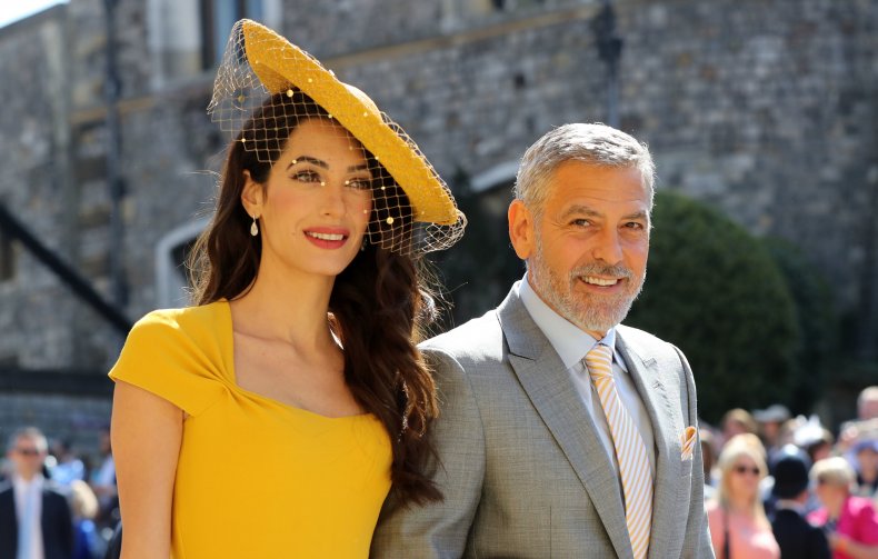 George Amal Clooney Royal Wedding Harry Meghan