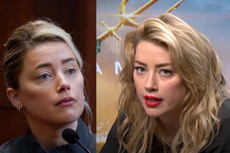 Amber Heard in court and in interview