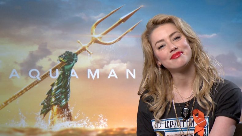 Amber Heard Aquaman interview still