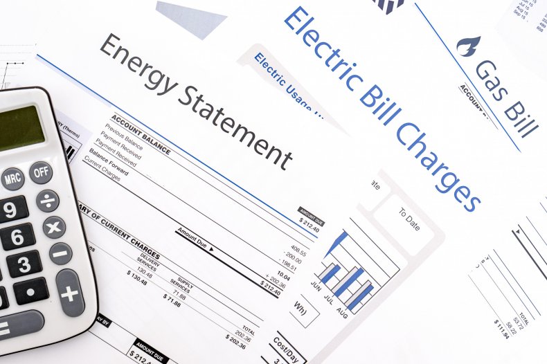 Gas and electricity bill statements.