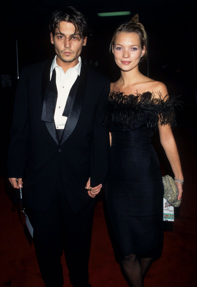 Kate Moss and Johnny Depp