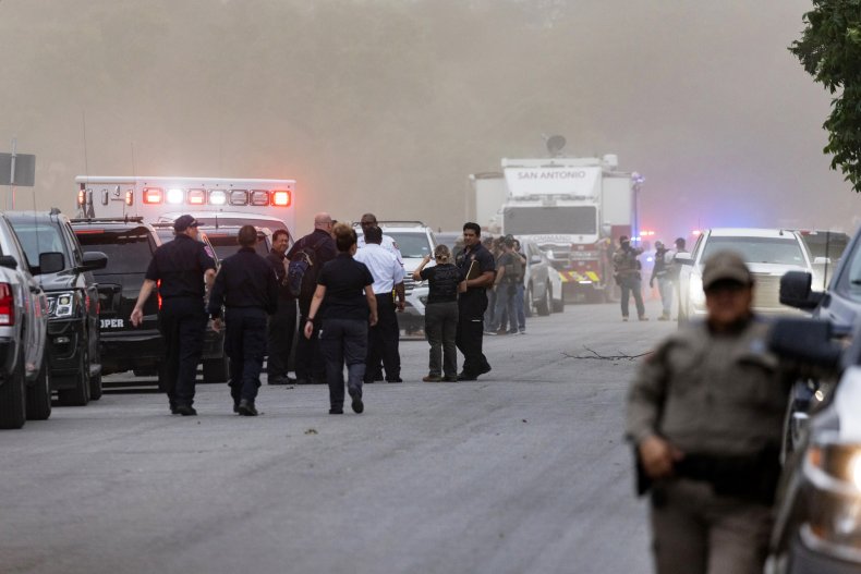 Police in Uvalde, Texas