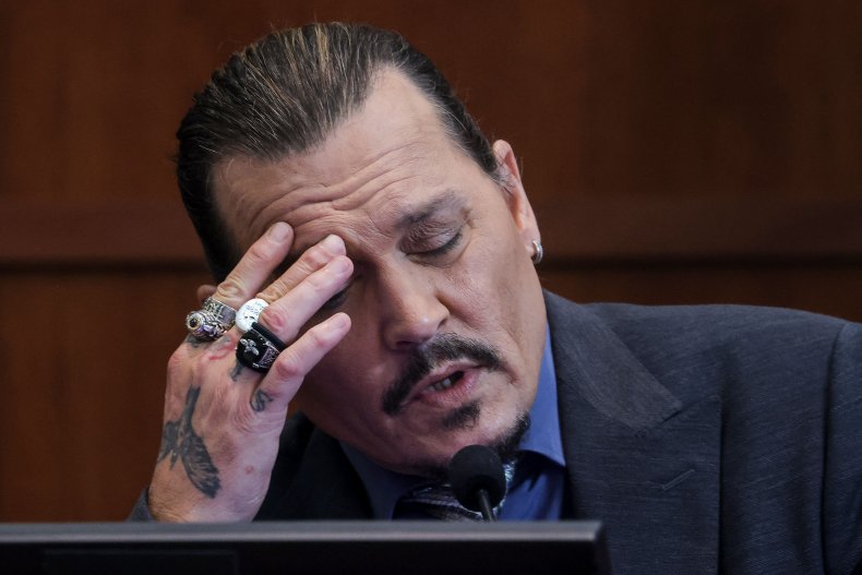 Depp in court