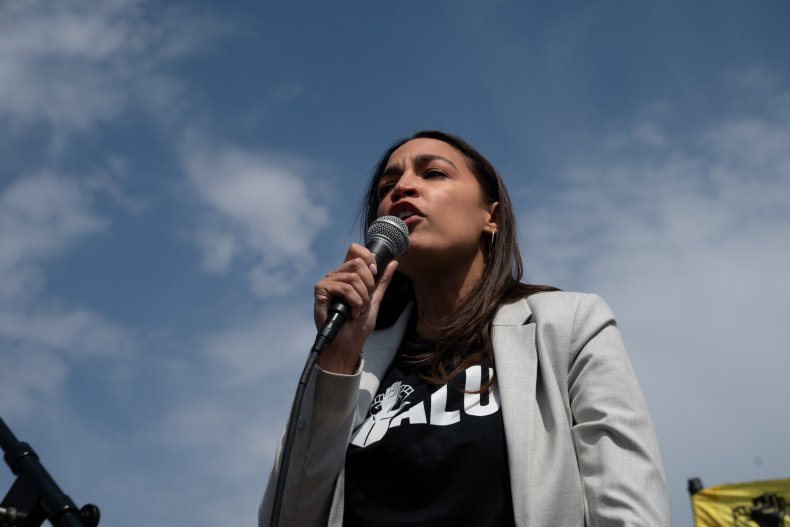 Rep. Alexandria Ocasio-Cortez at Rally