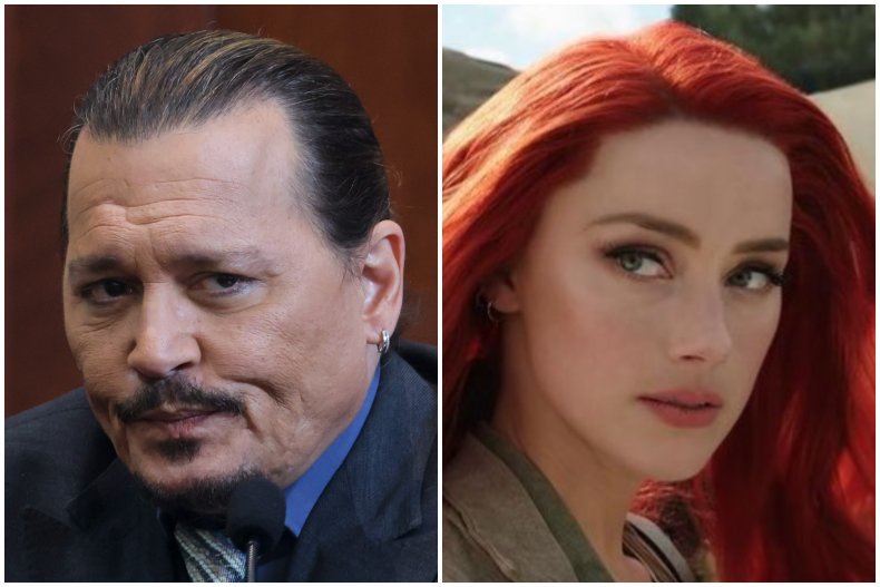 Johnny Depp and Amber Heard in "Aquaman"