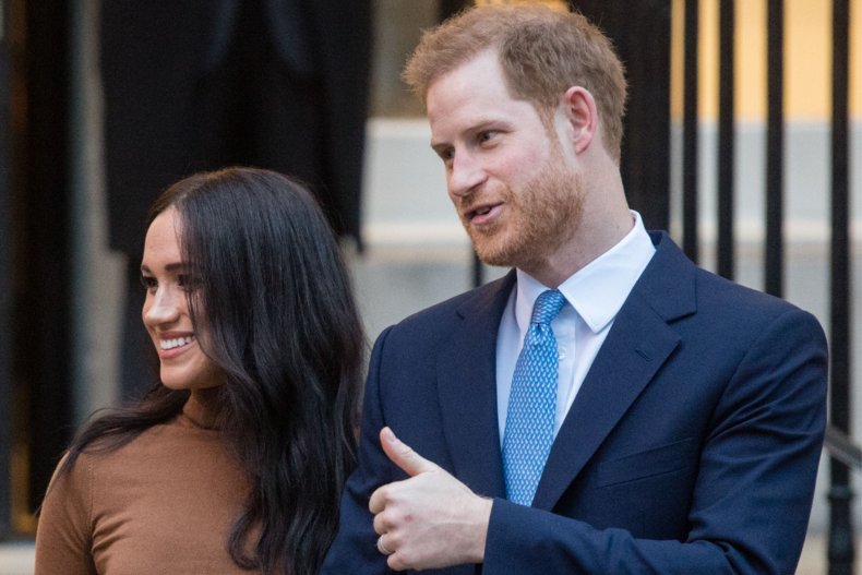 Harry and Meghan at Canada House