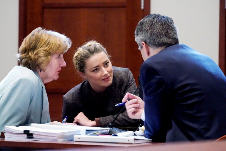 Amber Heard and her legal team