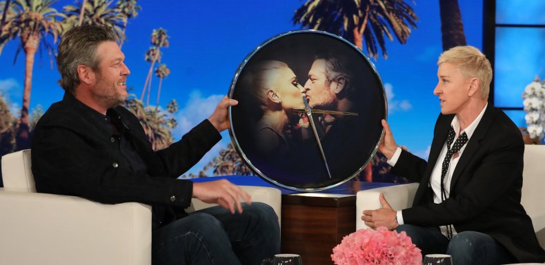 blake shelton ellen
