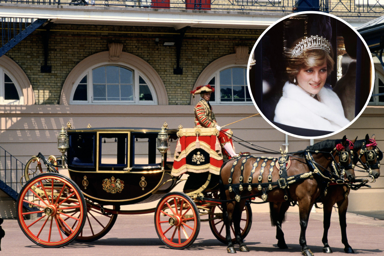 Princess Diana Glass Coach Buckingham Palace Jubilee
