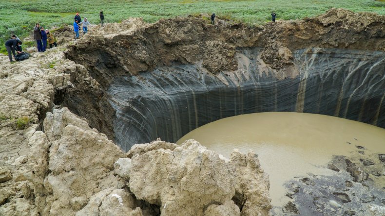 yamal siberia crater