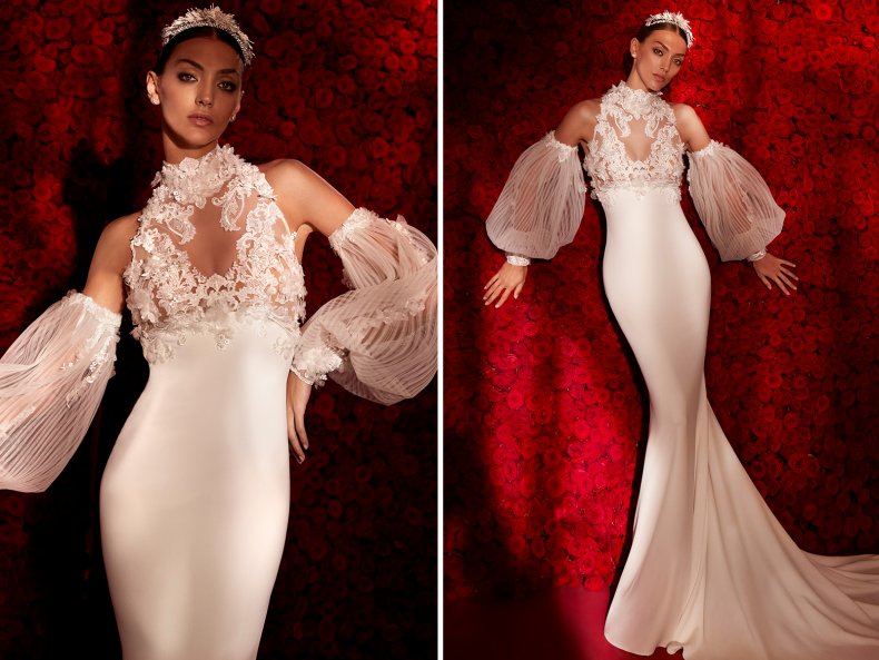 Opera-inspired wedding dress by Pronovias