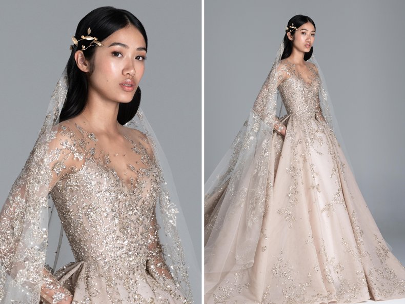 Wedding gown by Paolo Sebastian