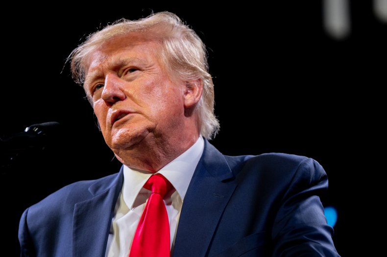 Donald Trump speaks during a Texas rally