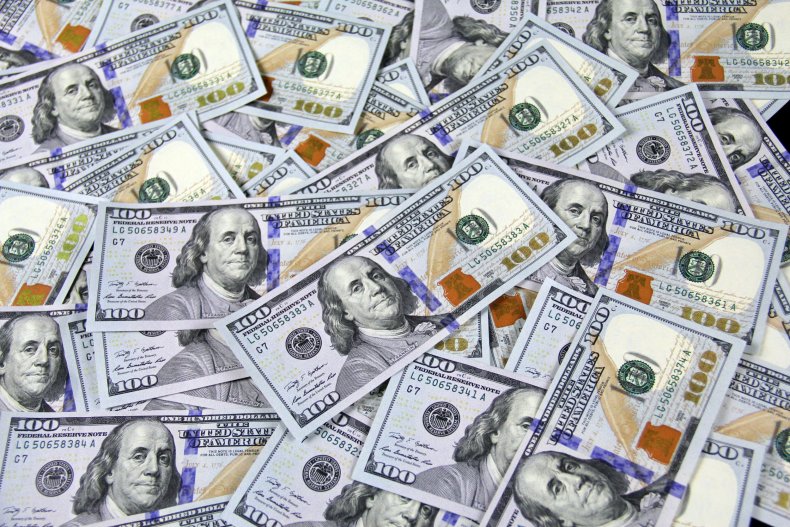 Money one-hundred-dollar bills