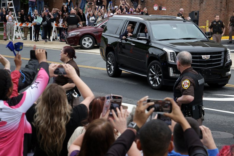 Depp leaves court