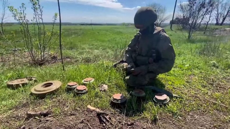 Russian soldiers devastate the Kharkiv region