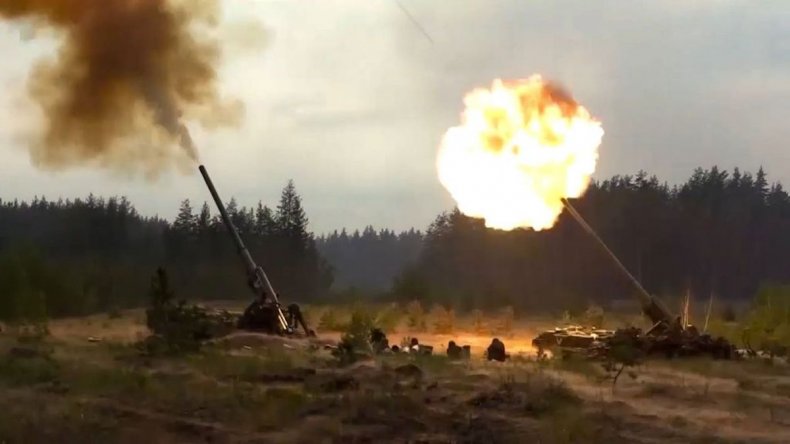 Russian Malka artillery mount