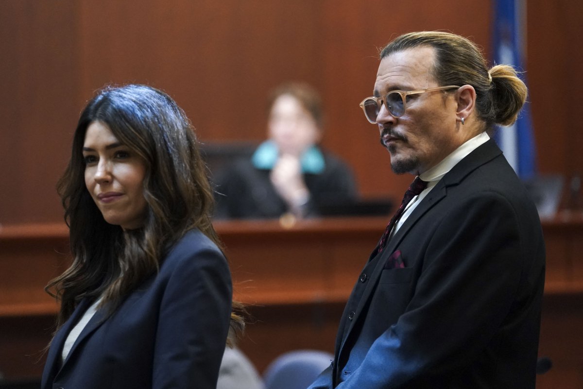 Johnny Depp and lawyer Camille Vasquez