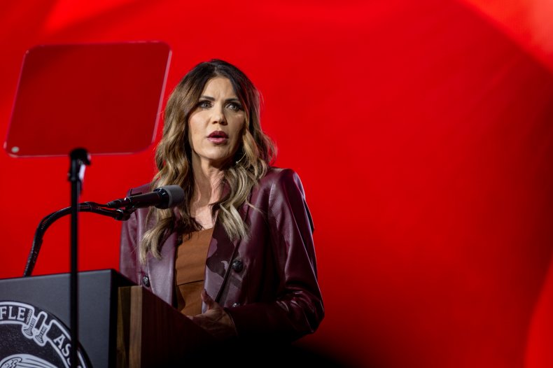 Kristi Noem Speaks at an NRA Event