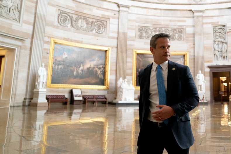 republican "frightened" to talk about weapons: Kinzinger