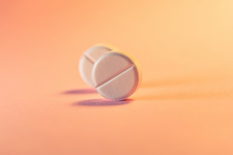 Two generic white pills