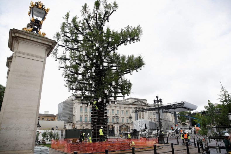 Tree of Trees Jubilee Beacons Sculpture