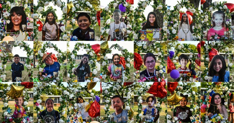 An image of the Uvalde victims
