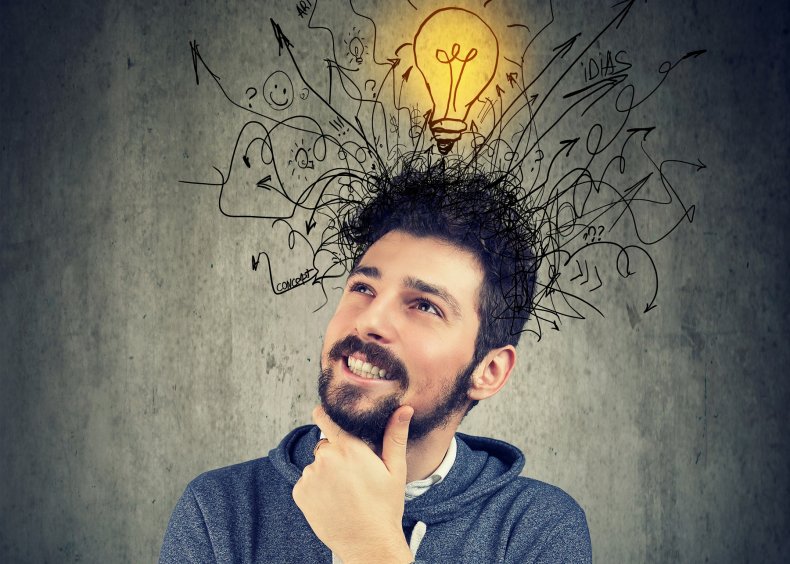 Man having idea