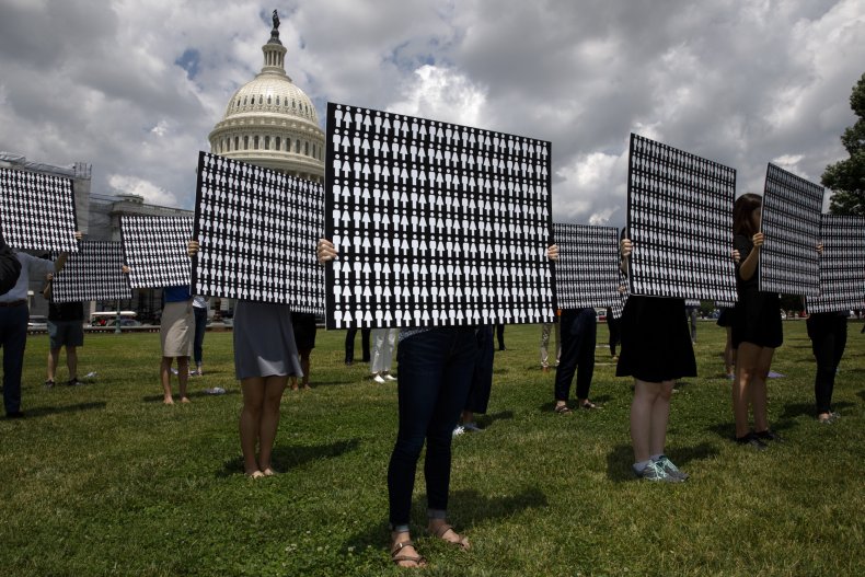 Protest Against Gun Violence at US Capitol