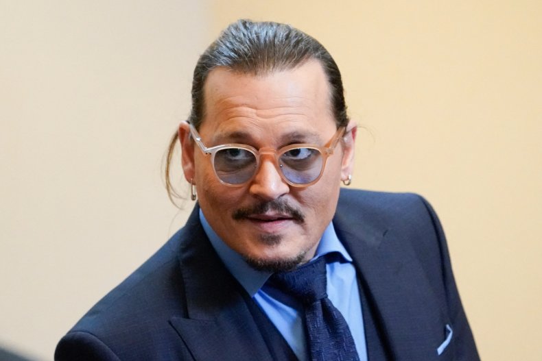 Johnny Depp during his defamation trial