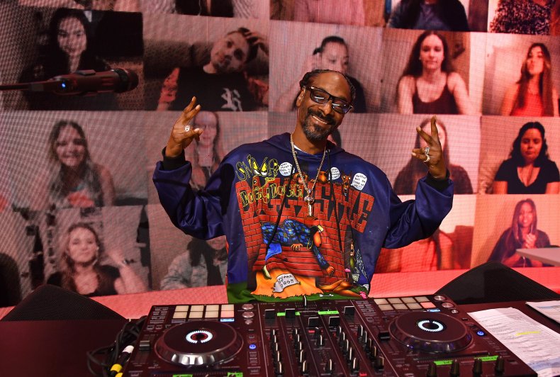 DJ Snoopadelic aka Snoop Dogg performs onstage 