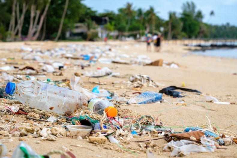 Plastic beach
