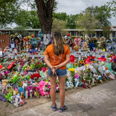 Memorial in Uvalde Memorial in Uvalde