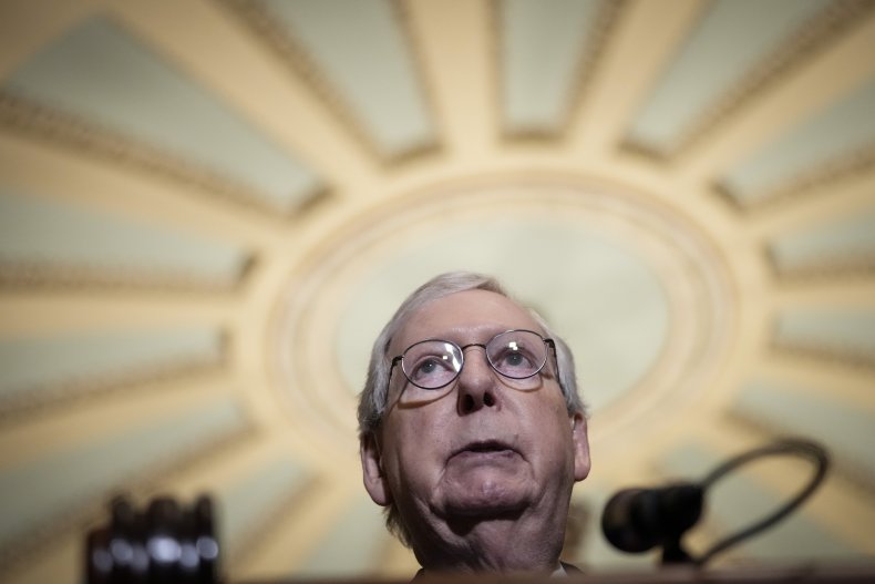 Senator Mitch McConnell at Captiol