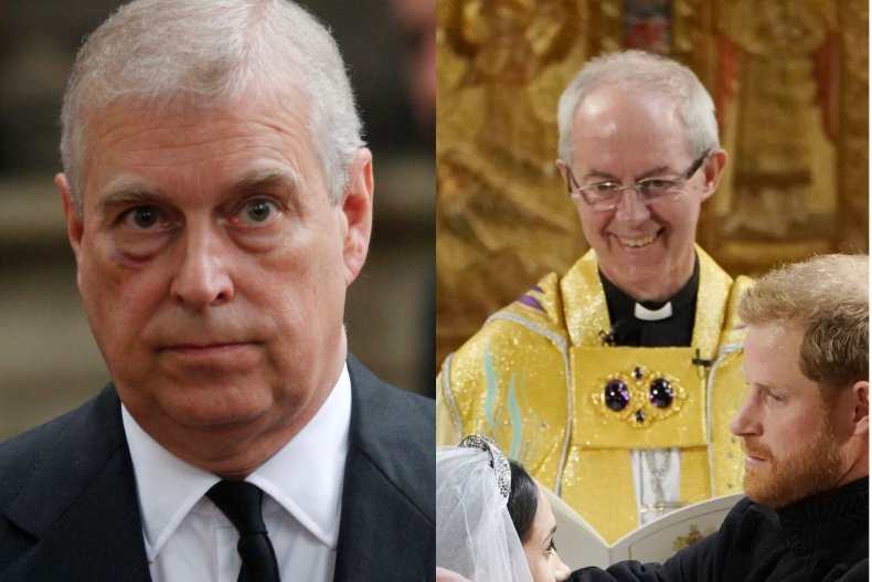 Prince Andrew and Justin Welby