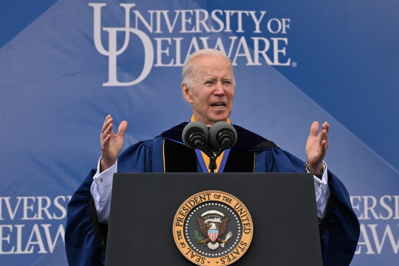 Joe Biden Speaks at Delaware University