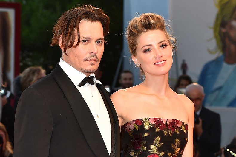 Johnny Depp and Amber Heard before divorce